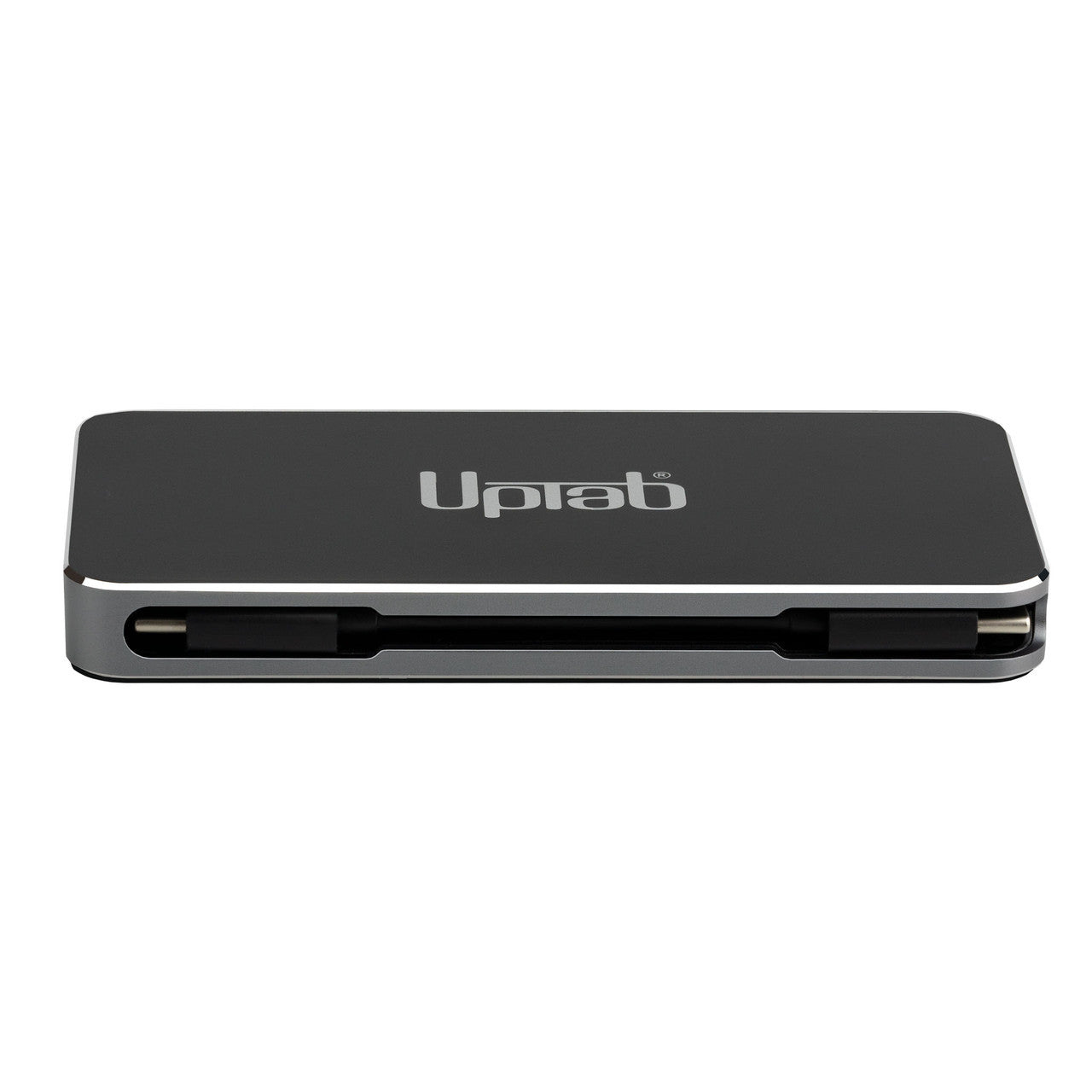 UPTab USB-C to HDMI UltraHD, DisplayPort 4K, VGA, 2x USB 3.0, USB-C 3.2 Port, USB-C for PD Adapter - Attached USB-C to USB-C Cable