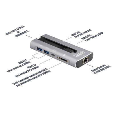 USB-C 3.2 Gen 2 10Gbps 4K 60hz HDR Power Delivery Hub USB 3.2 - Description